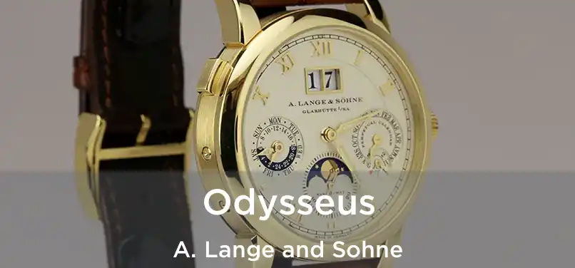  Odysseus A. Lange and Sohne
